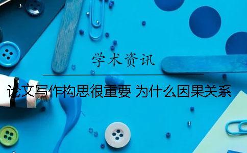 論文寫(xiě)作構(gòu)思很重要 為什么因果關(guān)系在論文寫(xiě)作中很重要？