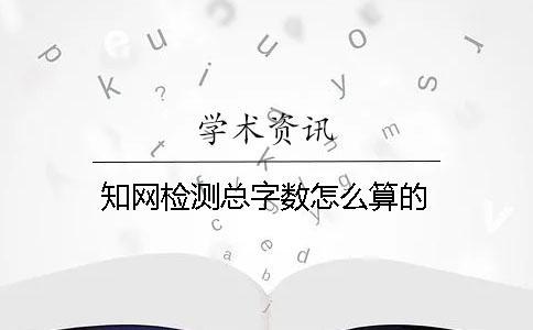 學(xué)術(shù)檢測總字?jǐn)?shù)怎么算的