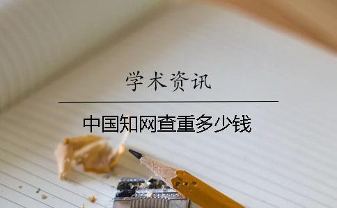 中國學(xué)術(shù)查重多少錢